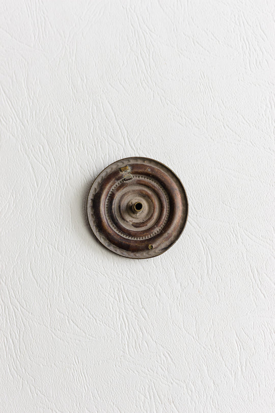 antique french ring pull brass cabinet knob