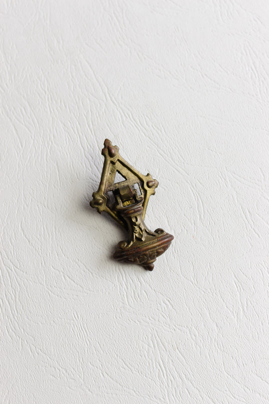 antique french brass drawer pulls