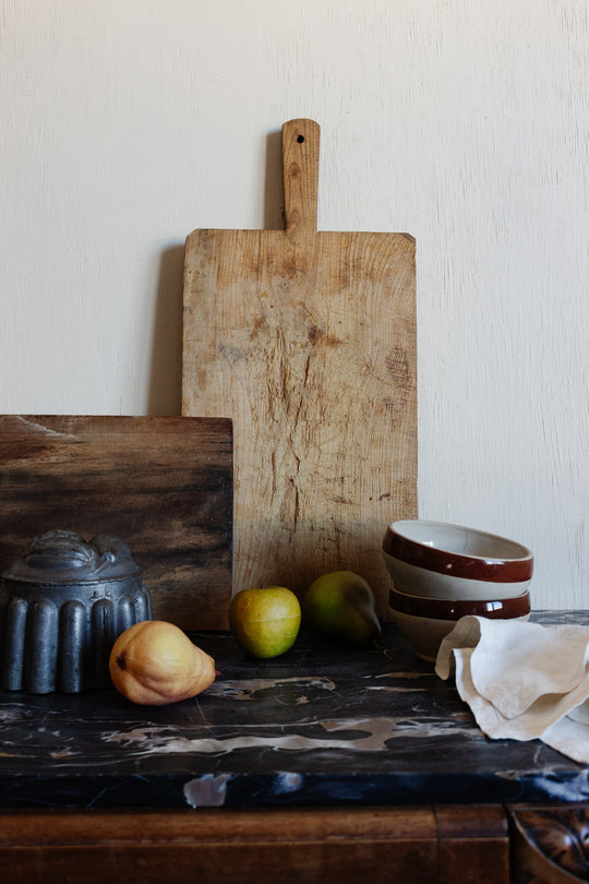 antique french large breadboard