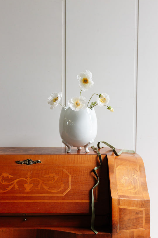 vintage french limoges "hatched egg" vase