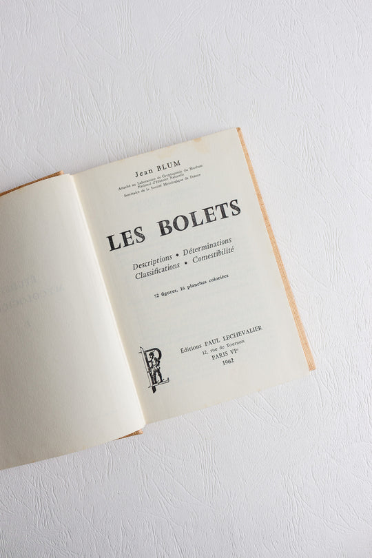 1960s "études mycologiques" series pair of books