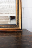 extra large turn of the century ebony and gilt louis philippe mirror
