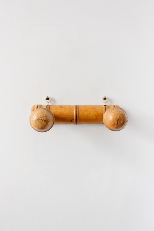 vintage french faux bamboo patere