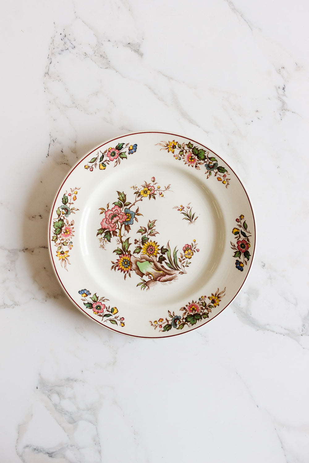 1940s grindley Hercules polychrome "canton" plate