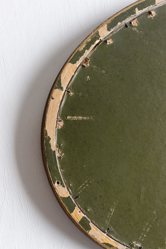 19th century french hand coloured oval engraving