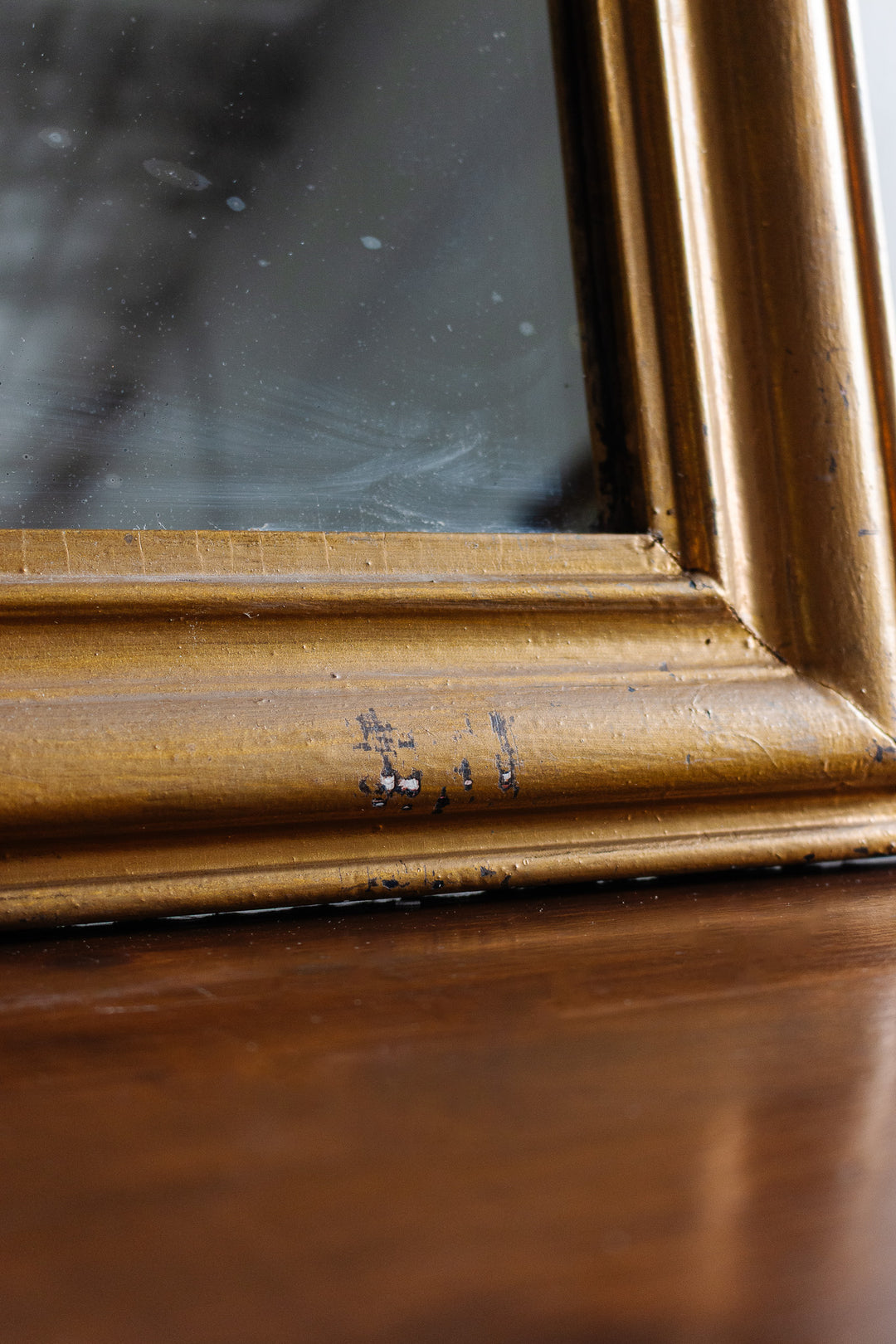 antique french gilt louis phillippe mirror