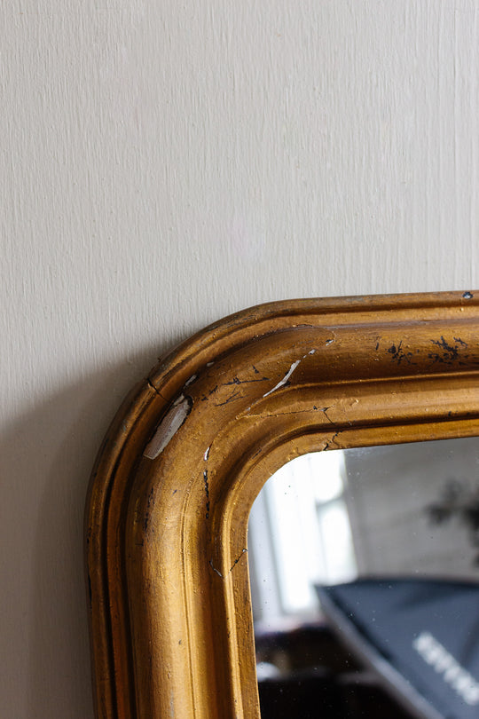 antique french gilt louis phillippe mirror
