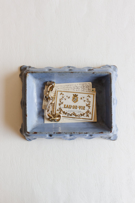 antique french cast iron spitoon