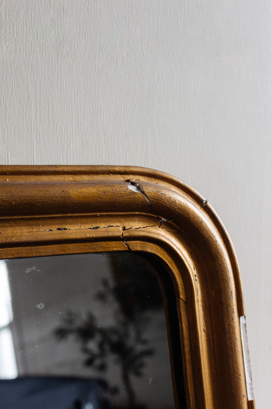 antique french gilt louis phillippe mirror