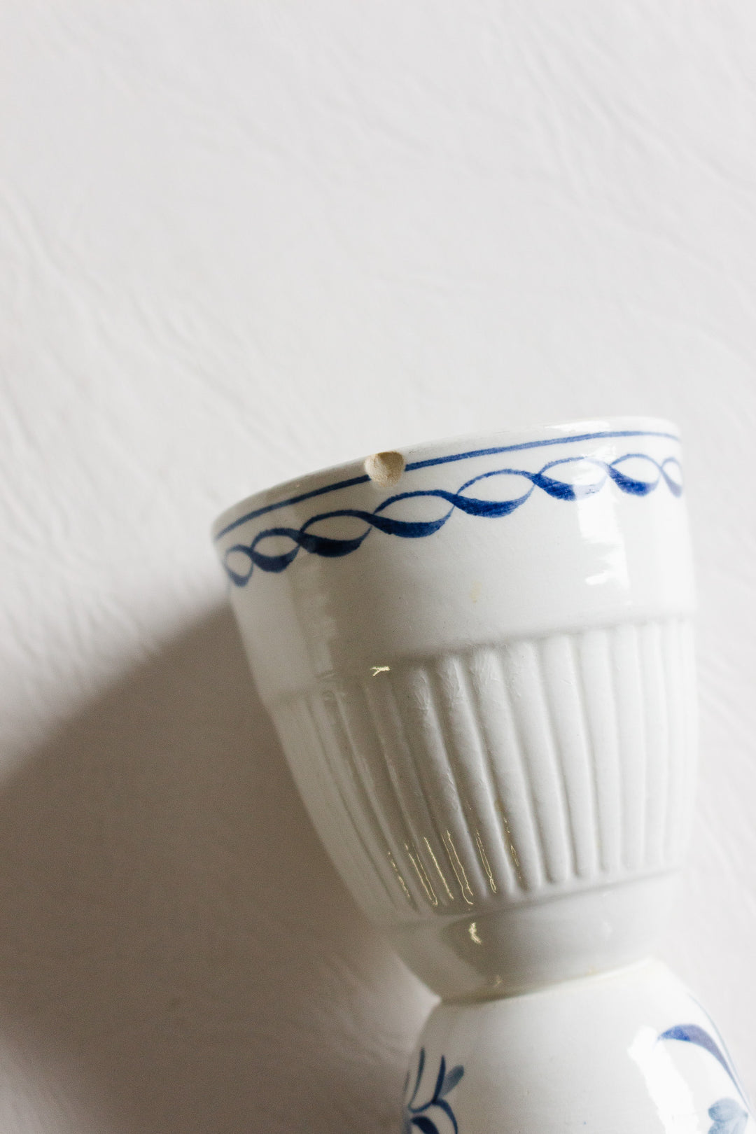 vintage adams "baltic" double egg cups, set of 4