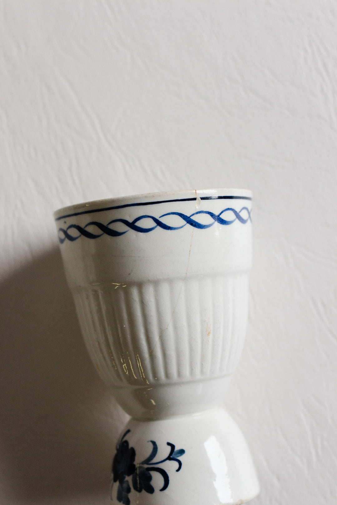 vintage adams "baltic" double egg cups, set of 4