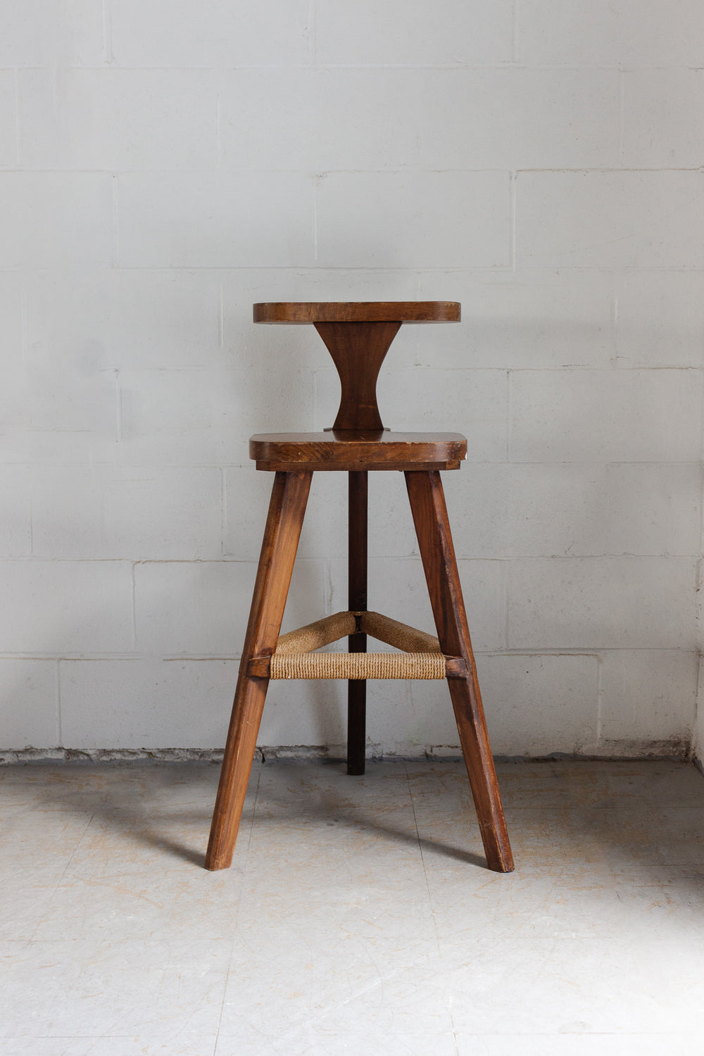 rare 18th century ash cockfighting chair