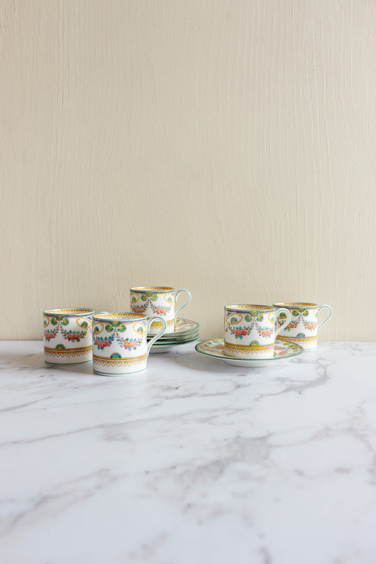 midcentury wedgwood demitasse set of 5