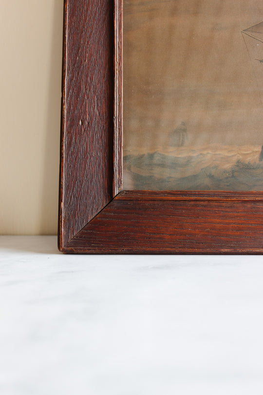 antique English nautical print