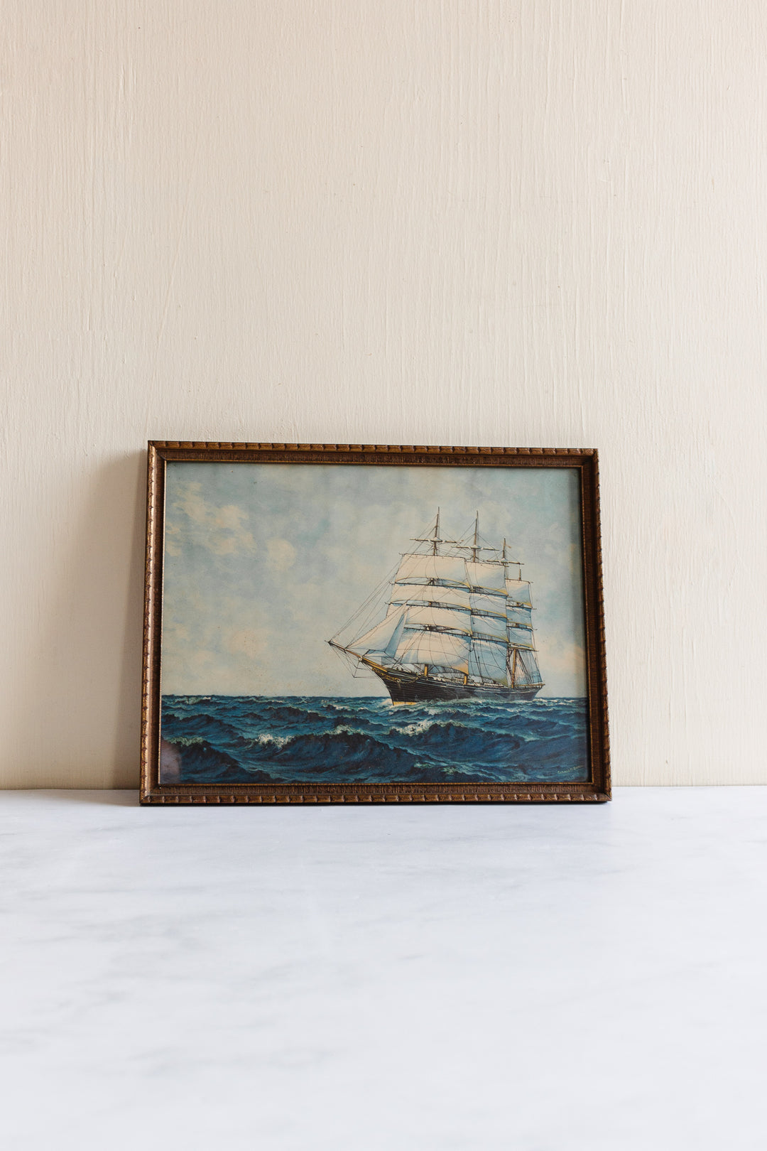 vintage "queen of the sea"  nautical print