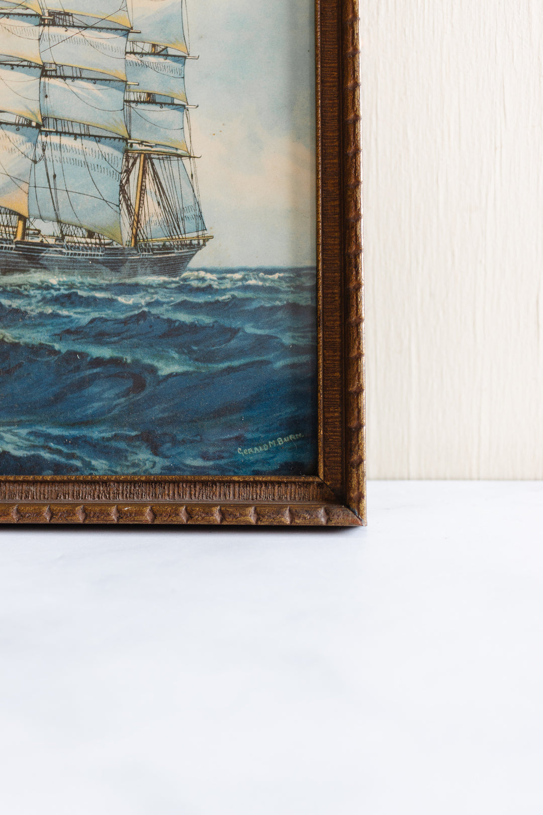 vintage "queen of the sea"  nautical print