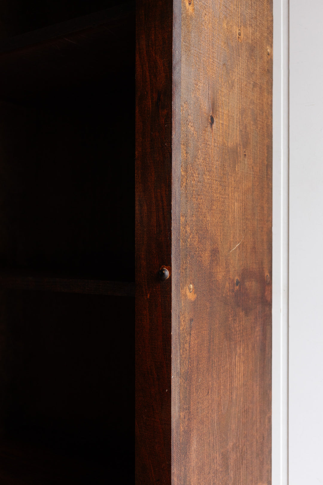 vintage european wooden farmhouse cabinet