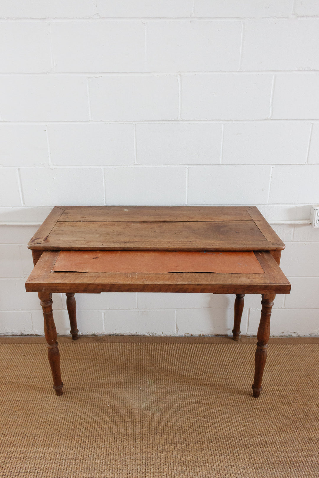19th century French walnut writing desk