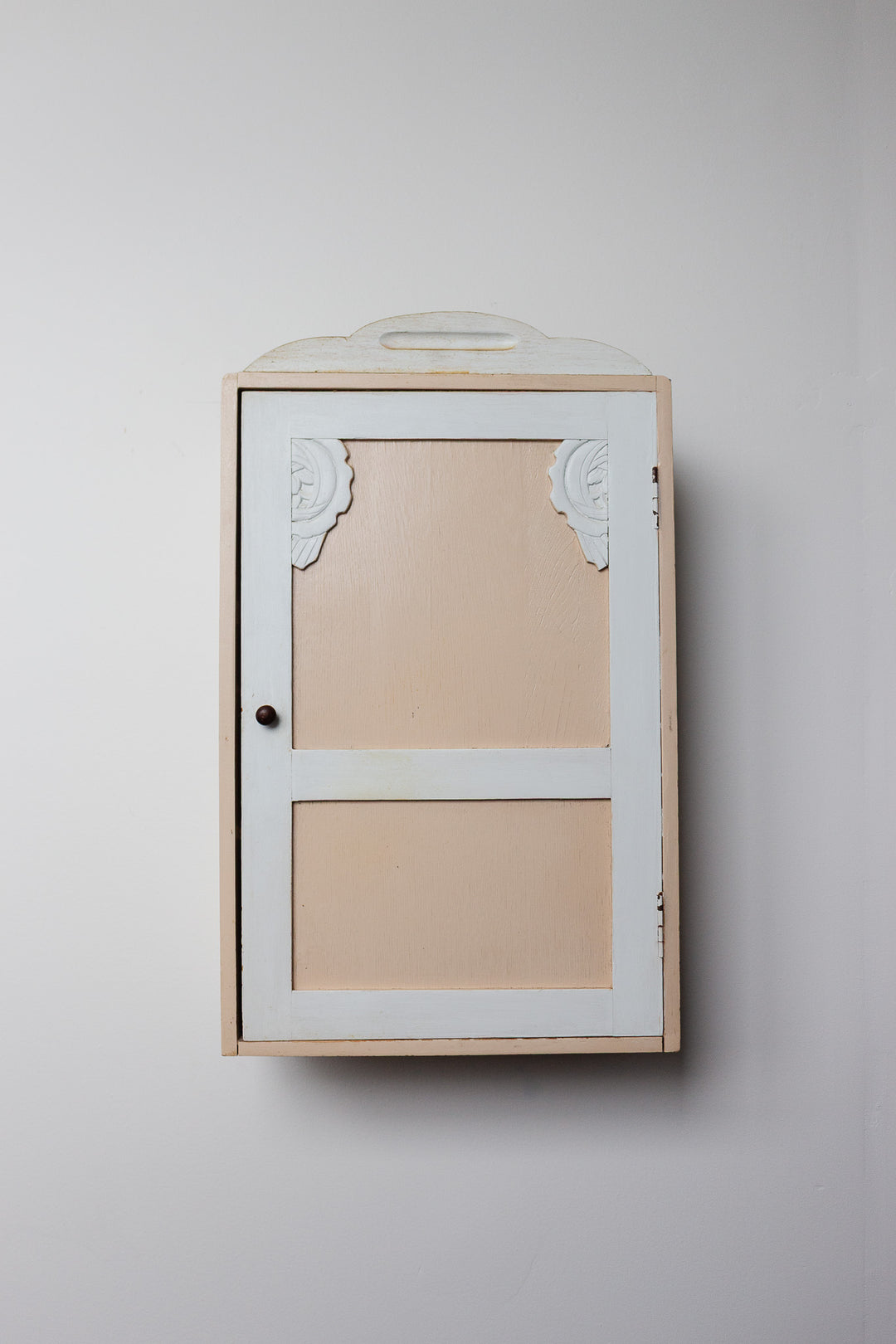 vintage french farmhouse wall mounted cupboard