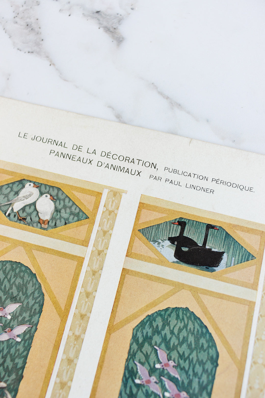 turn of the century French chromolithograph collection, “journal de la décoration”