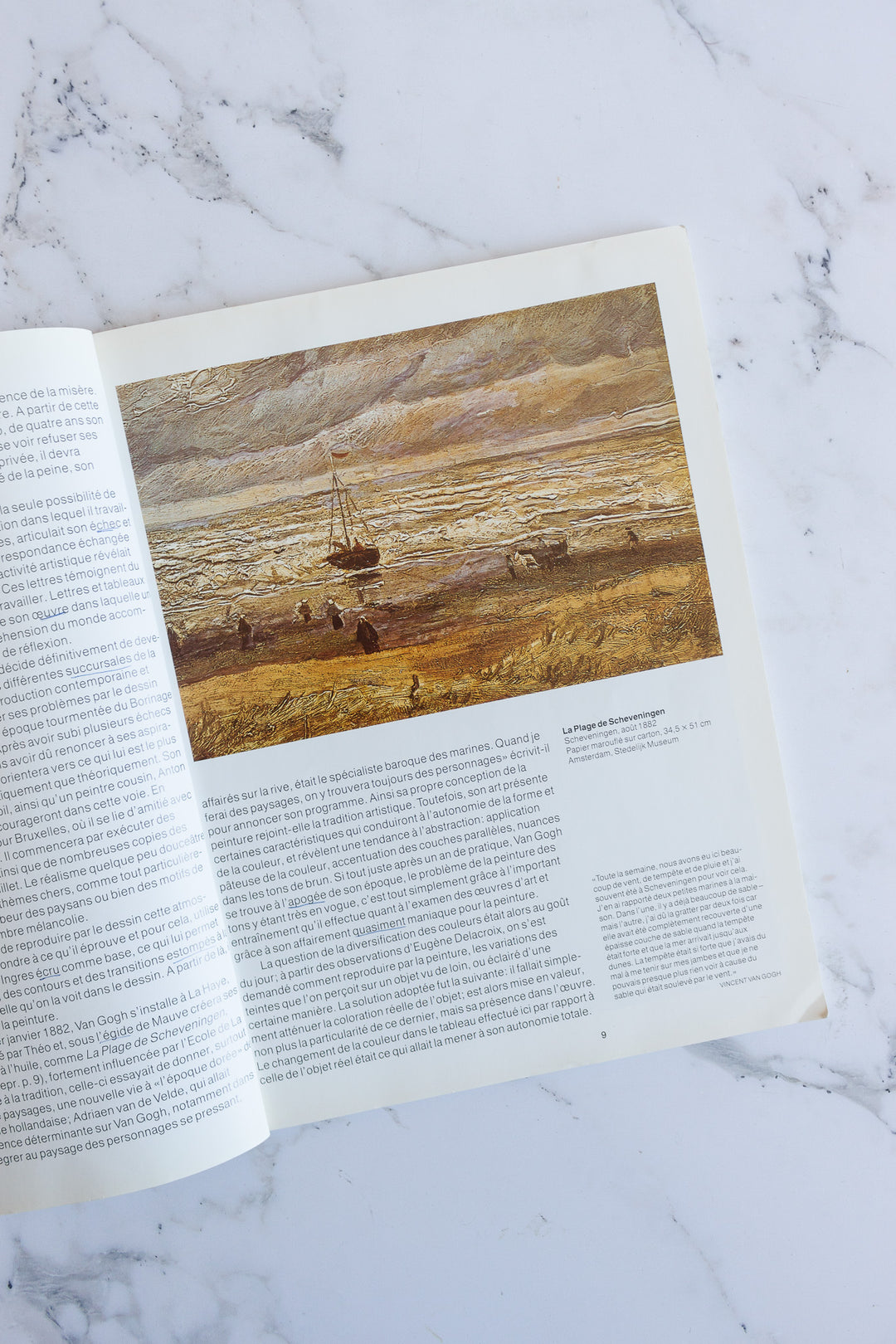 van gogh vintage art book