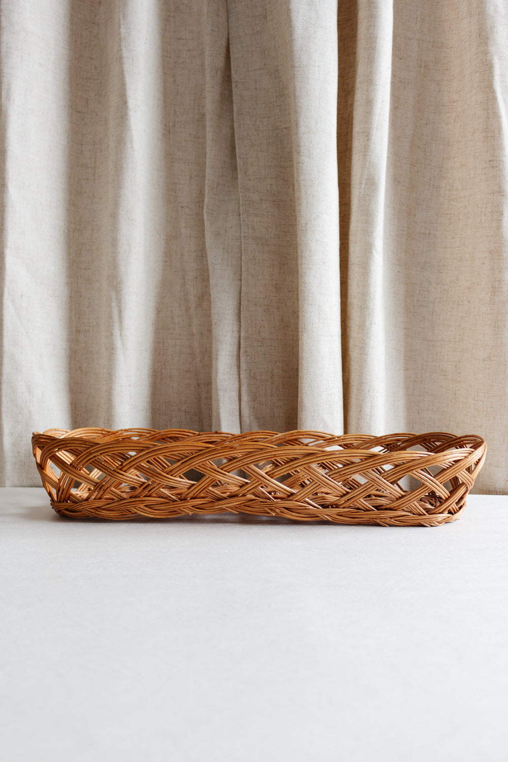 vintage french baguette basket