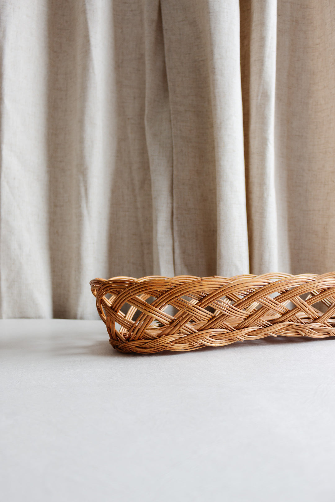 vintage french baguette basket