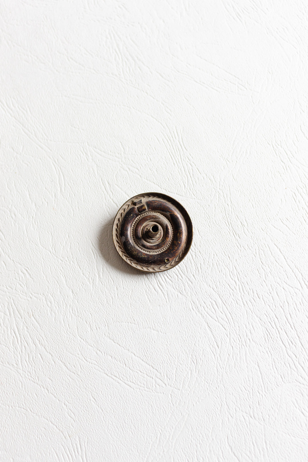 antique french ring pull brass cabinet knob