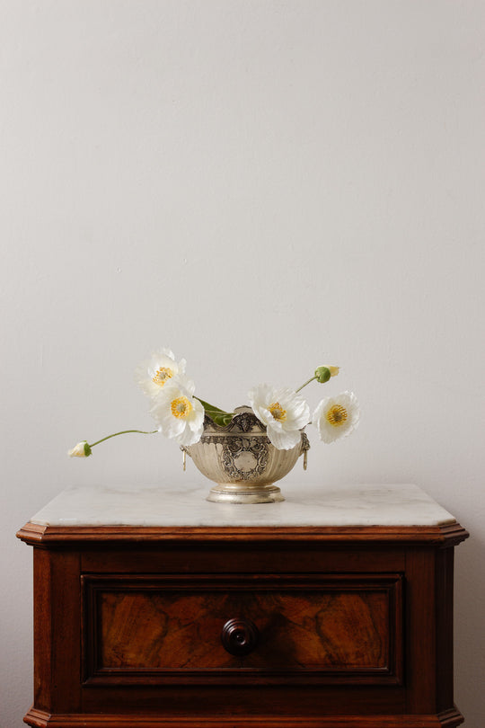 vintage silver-plated monteith bowl