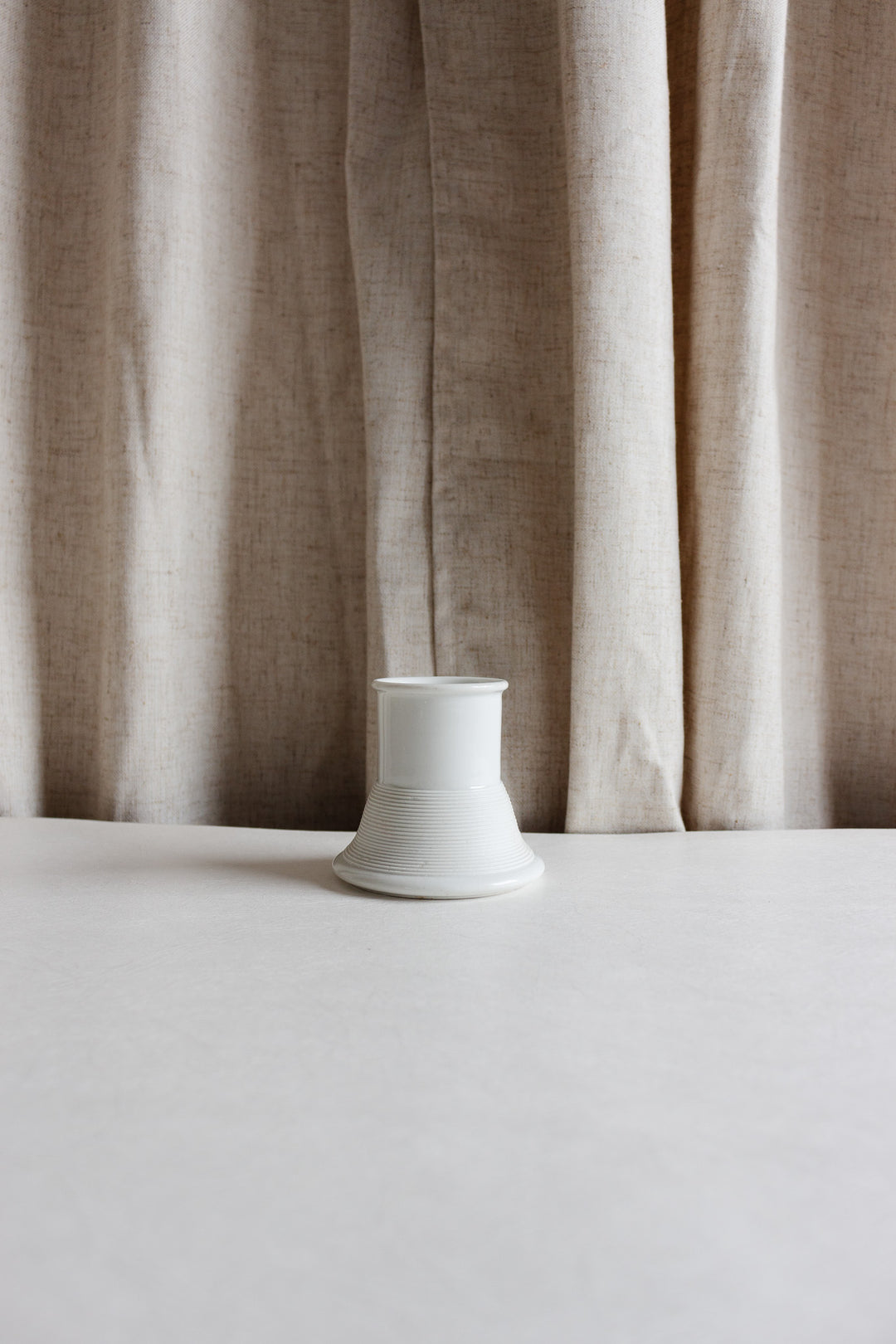 tall vintage french porcelain match strike