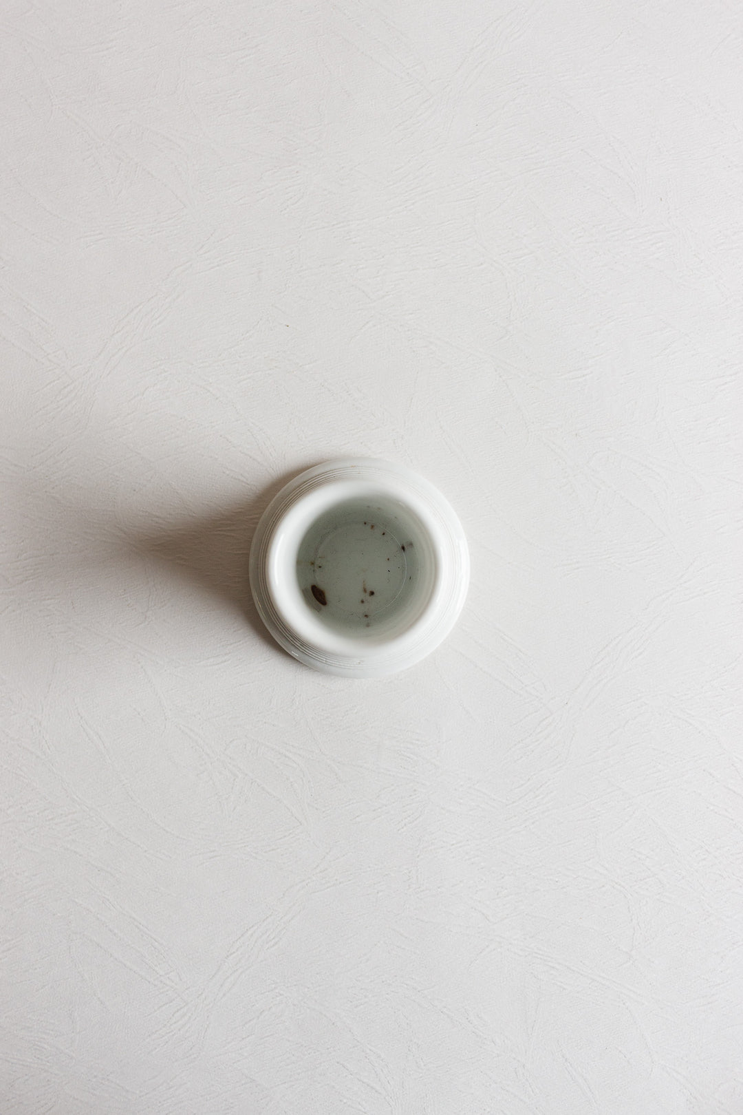 tall vintage french porcelain match strike