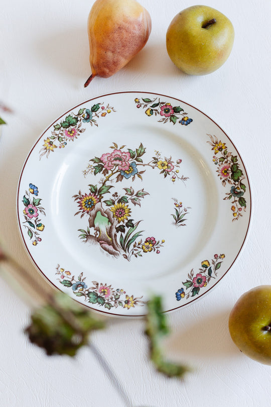 1940s grindley Hercules polychrome "canton" plate