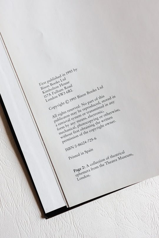 "theater posters" vintage coffee table book