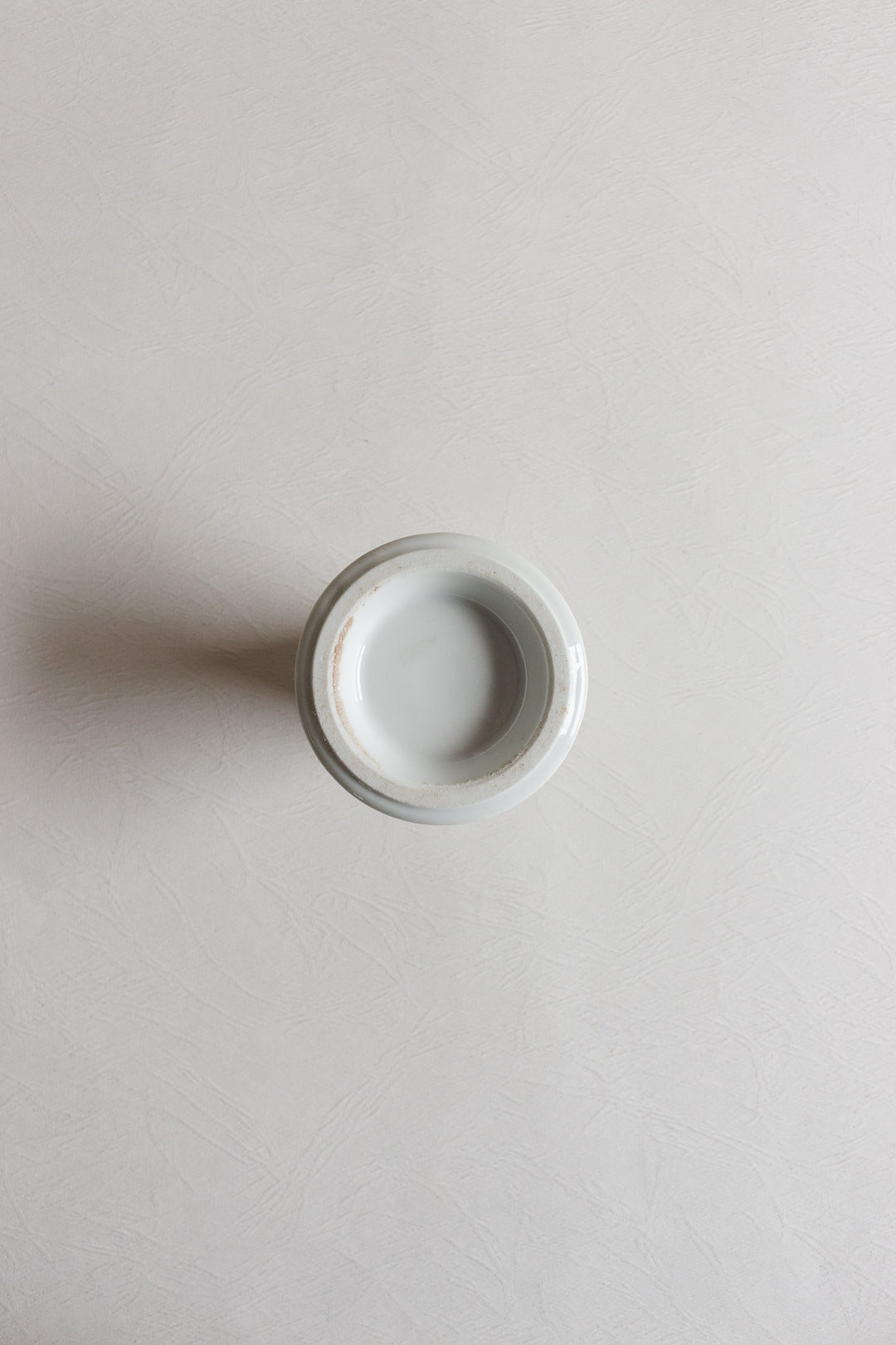 tall vintage french porcelain match strike
