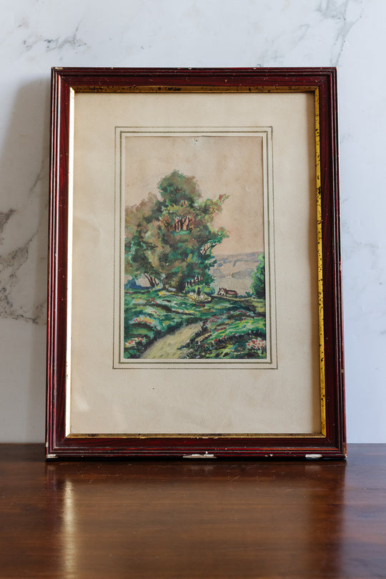 les arbres en aquarelle