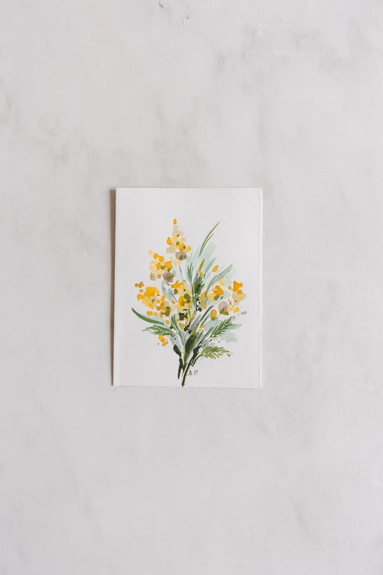 les cartes bouquets aquarelles