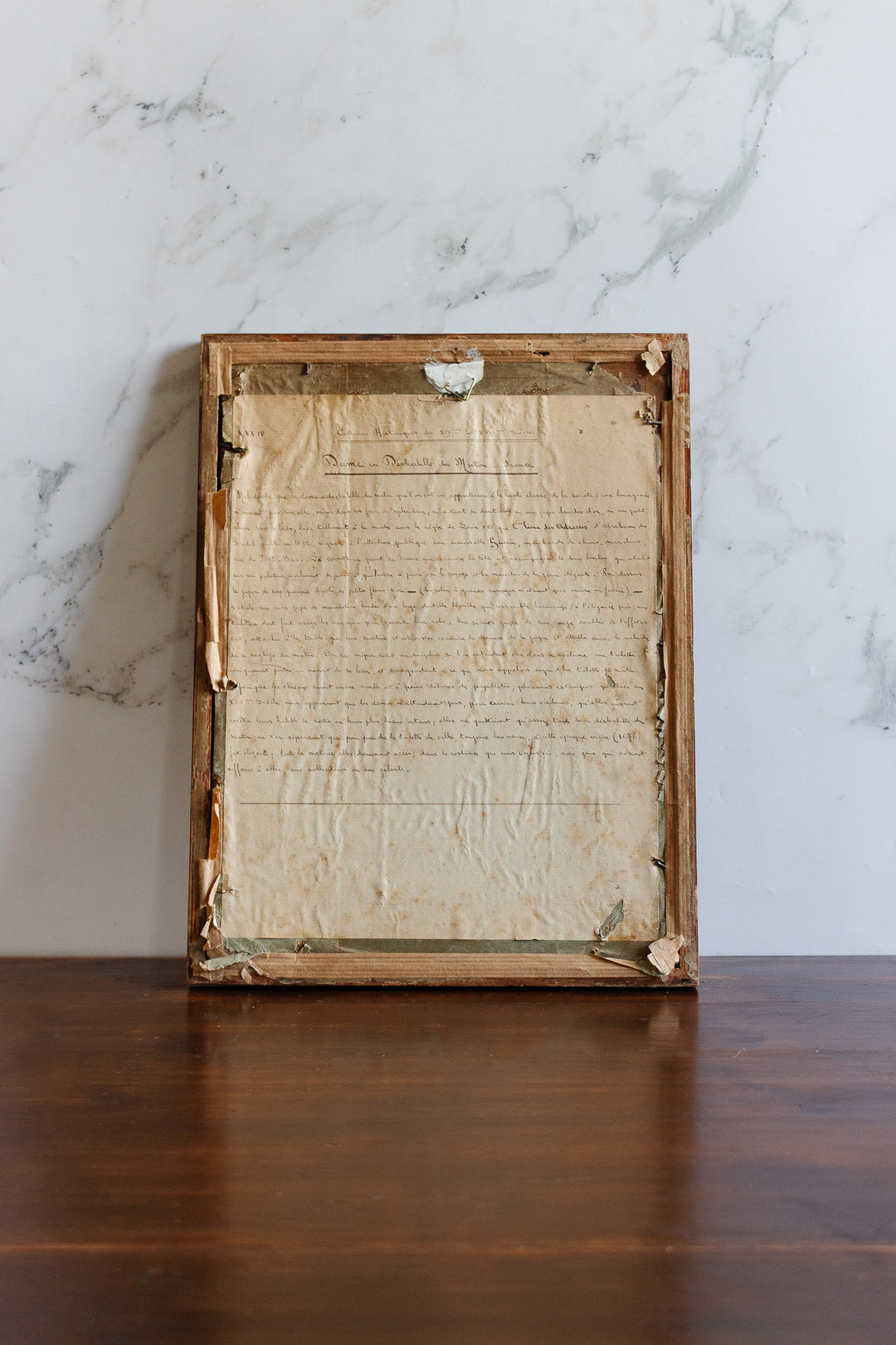 Pair of hand coloured lithographs with hand written note backing circa 1825 to 1890