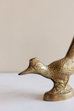 pair of 1960s brass figural birds