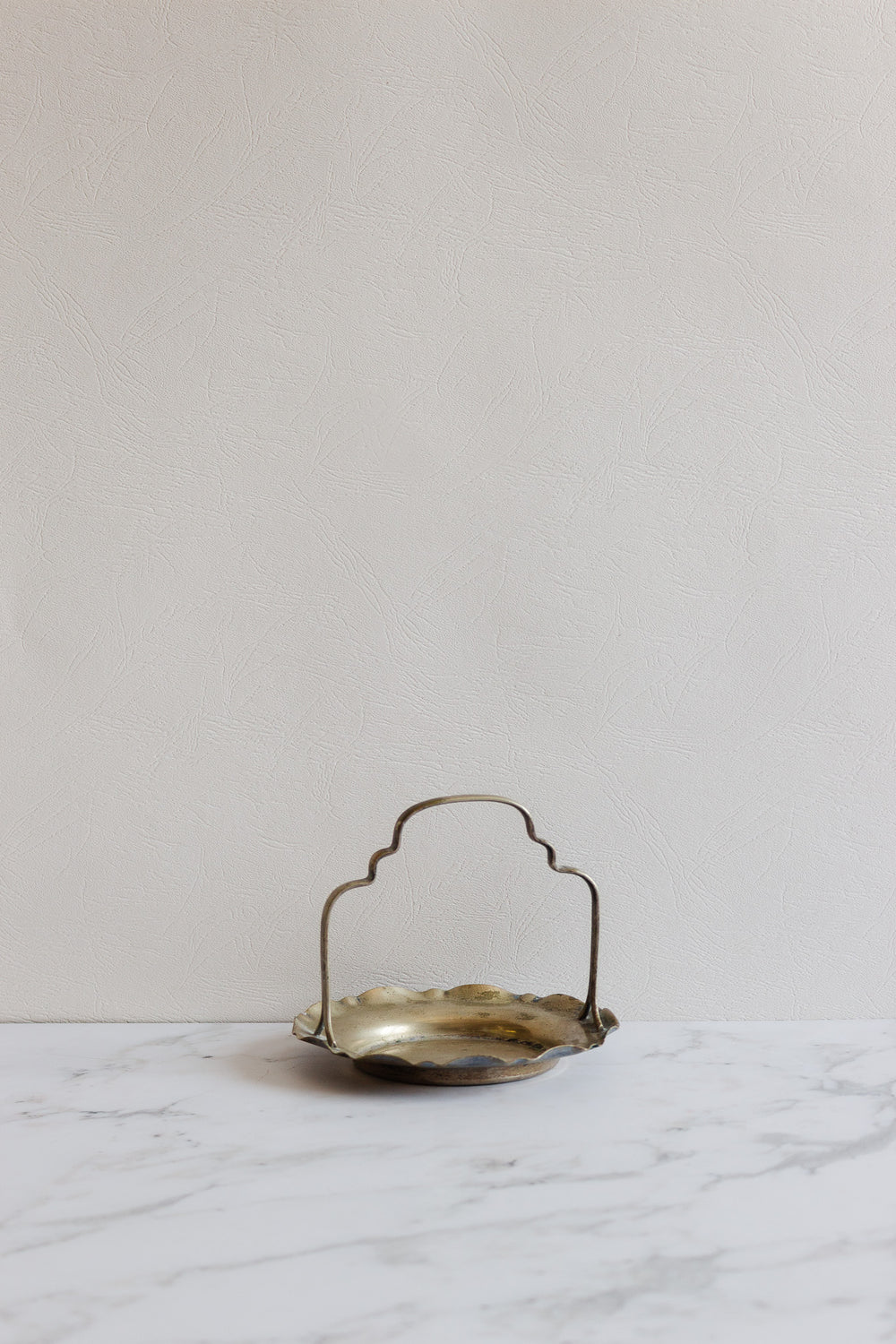 vintage english silverplate bonbon dish with poinçons