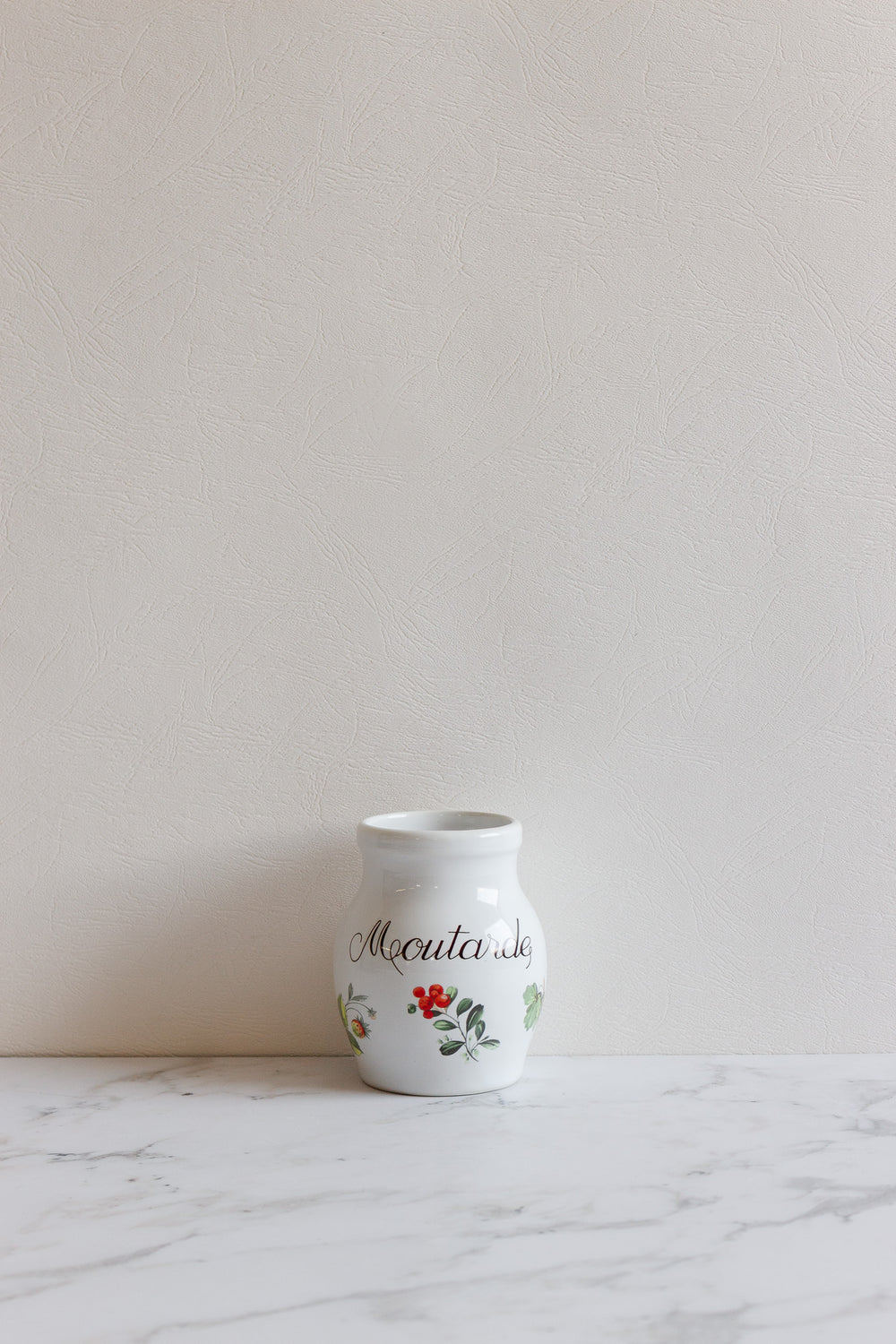 vintage french "revol france" mustard jar