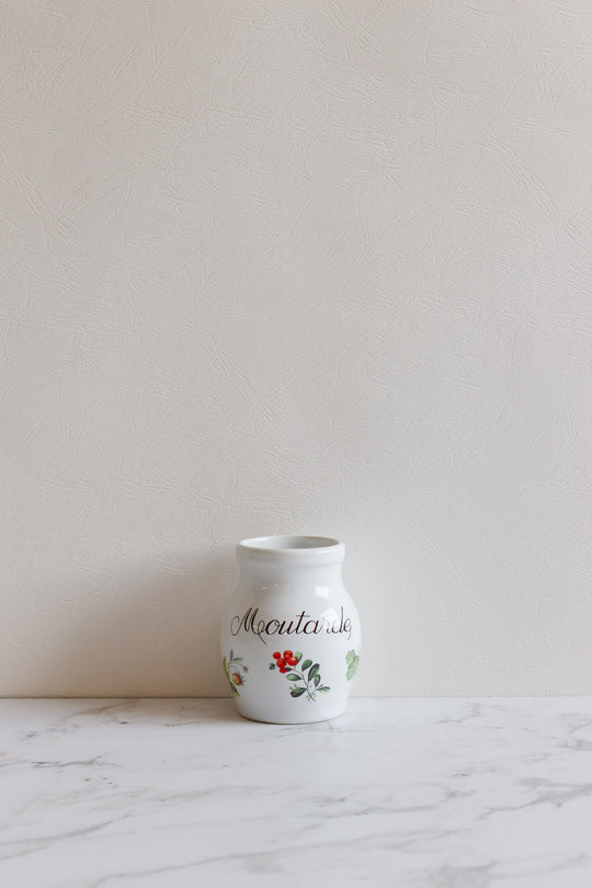 vintage french "revol france" mustard jar