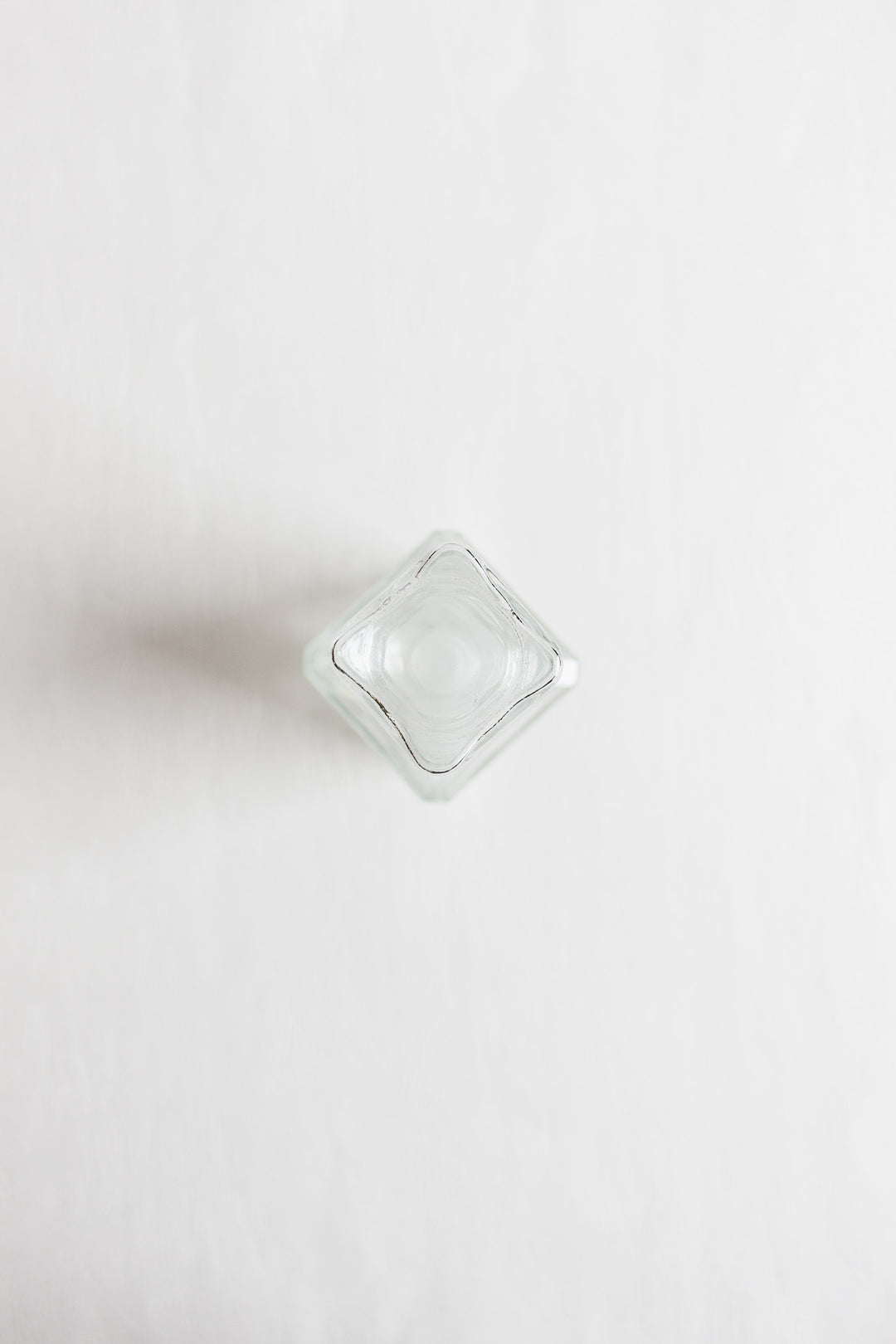 vintage french petite cut glass decanter