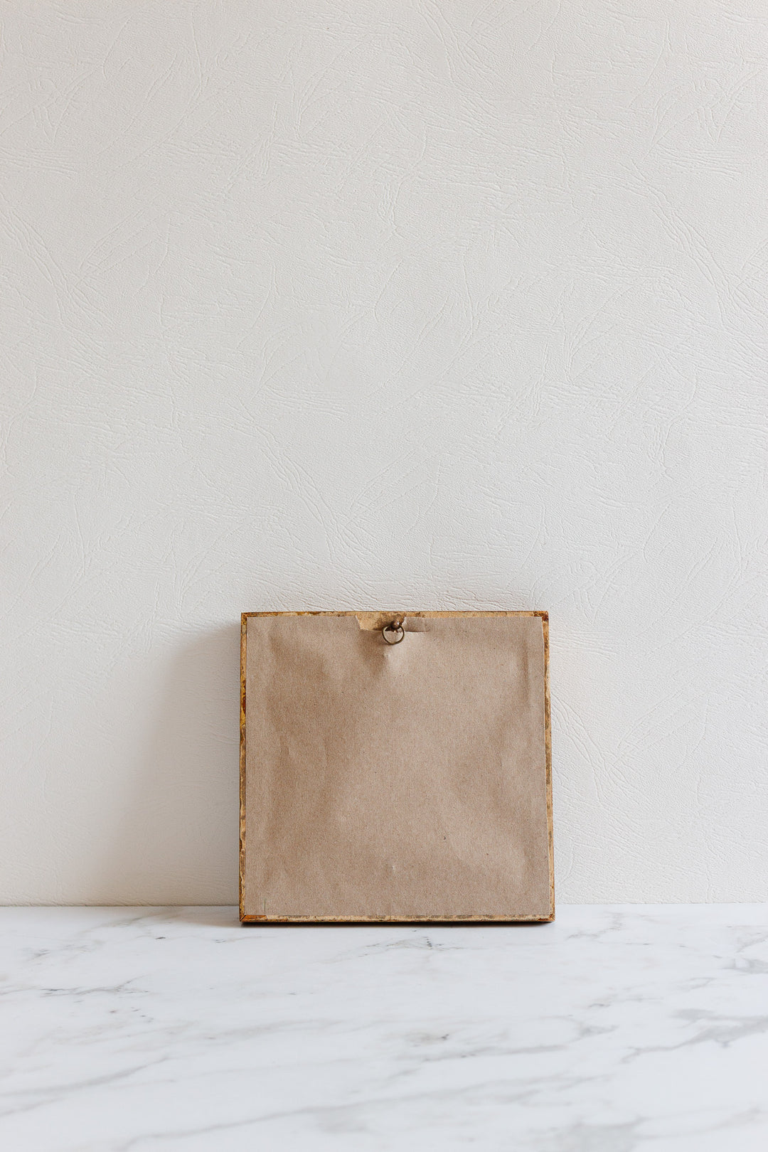 antique french "petit" hand carved mirror