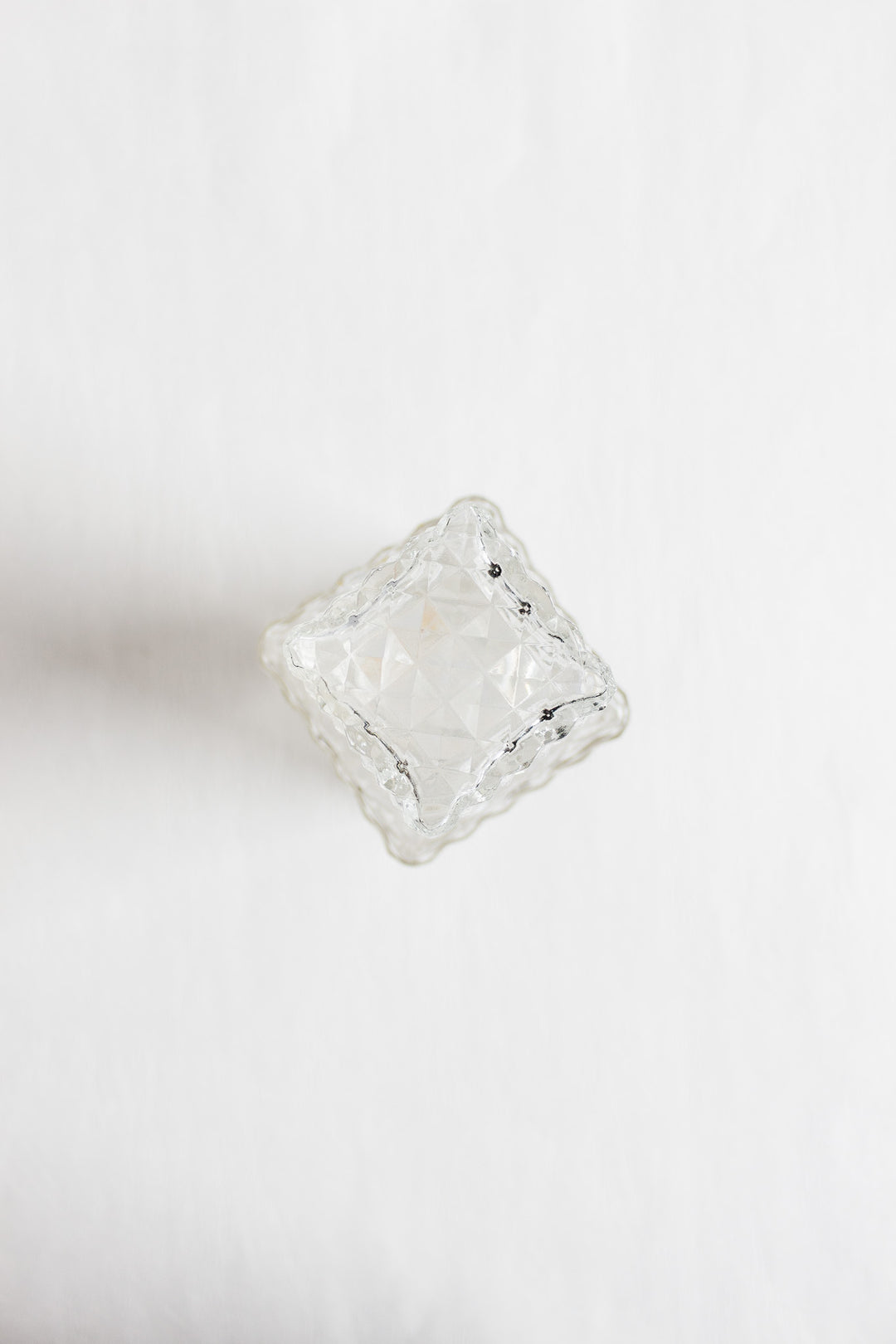 vintage french cut glass decanter