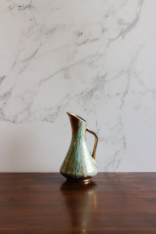 midcentury west german pottery pitcher