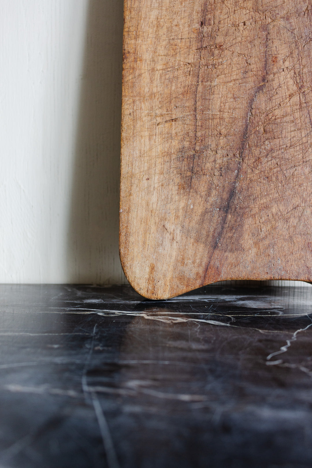 vintage french hand carved breadboard