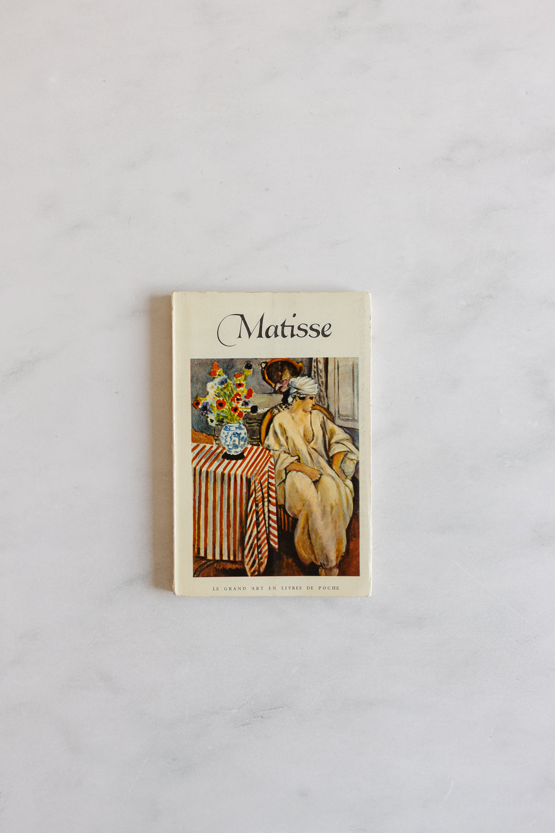 vintage French art book “matisse: le grand art en livre de poche”