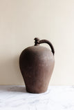 antique french oversized stoneware oil vessel