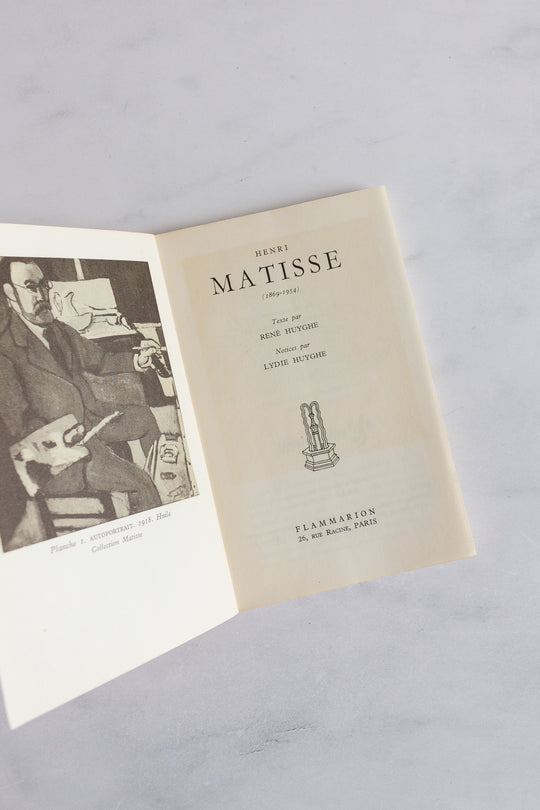 vintage French art book “matisse: le grand art en livre de poche”