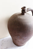 antique french oversized stoneware oil vessel